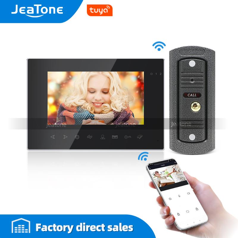 Tuya Smart App WiFi 7 Inch WiFi Video Door Phone Intercom System with AHD Wired Doorbell Camera Remote Unlock Motion Detection
Tuya Smart App WiFi 7 Inch WiFi Video Door Phone Intercom System with AHD Wired Doorbell Camera Remote Unlock Motion Detection