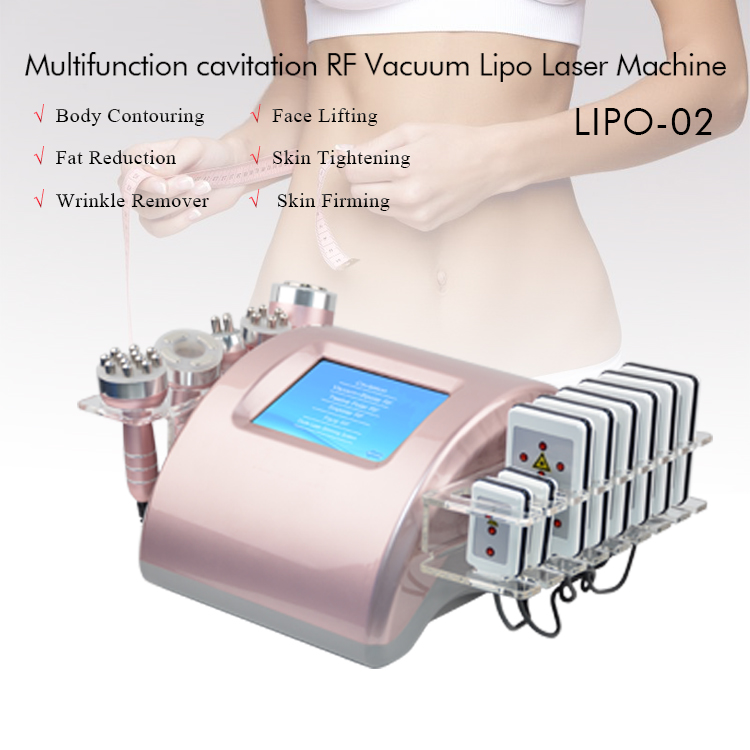 Factory price 6 in 1 650nm 40k cavitation machine RF vacuum diode laser pads fat cavitation machine body slimming beauty equipment
Factory price 6 in 1 650nm 40k cavitation machine RF vacuum diode laser pads fat cavitation machine body slimming beauty equipment