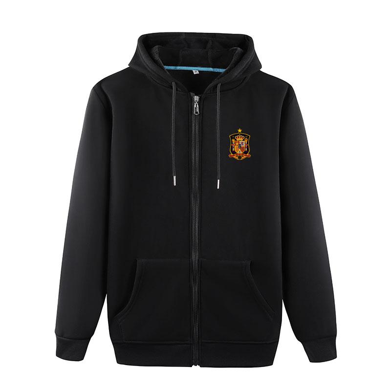 Spain Football Team Soccer Sports Fashion Sweater Men' Football Outdoor Jogging Warm Clothing Casual Autumn Jacket, Black
Spain Football Team Soccer Sports Fashion Sweater Men' Football Outdoor Jogging Warm Clothing Casual Autumn Jacket, Black