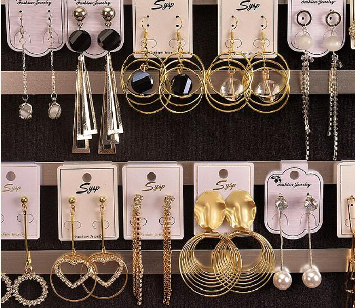 10Pairs/lot Mix Style Fashion Stud Earrings Nail For Women Craft Jewelry Gift Earring EA025, Golden;silver
10Pairs/lot Mix Style Fashion Stud Earrings Nail For Women Craft Jewelry Gift Earring EA025, Golden;silver