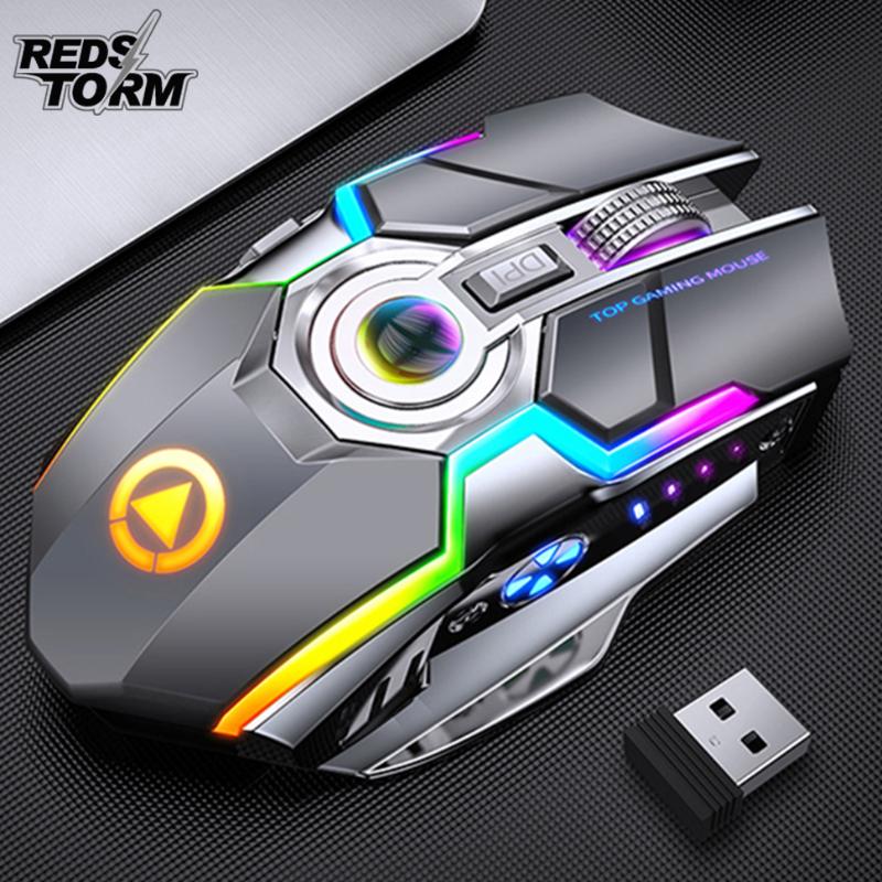 Redstorm A5 Gaming Mouse Rechargeable Wireless Mouse Silent Ergonomic 7 Keys RGB LED Backlit Mice For Computer PC
Redstorm A5 Gaming Mouse Rechargeable Wireless Mouse Silent Ergonomic 7 Keys RGB LED Backlit Mice For Computer PC