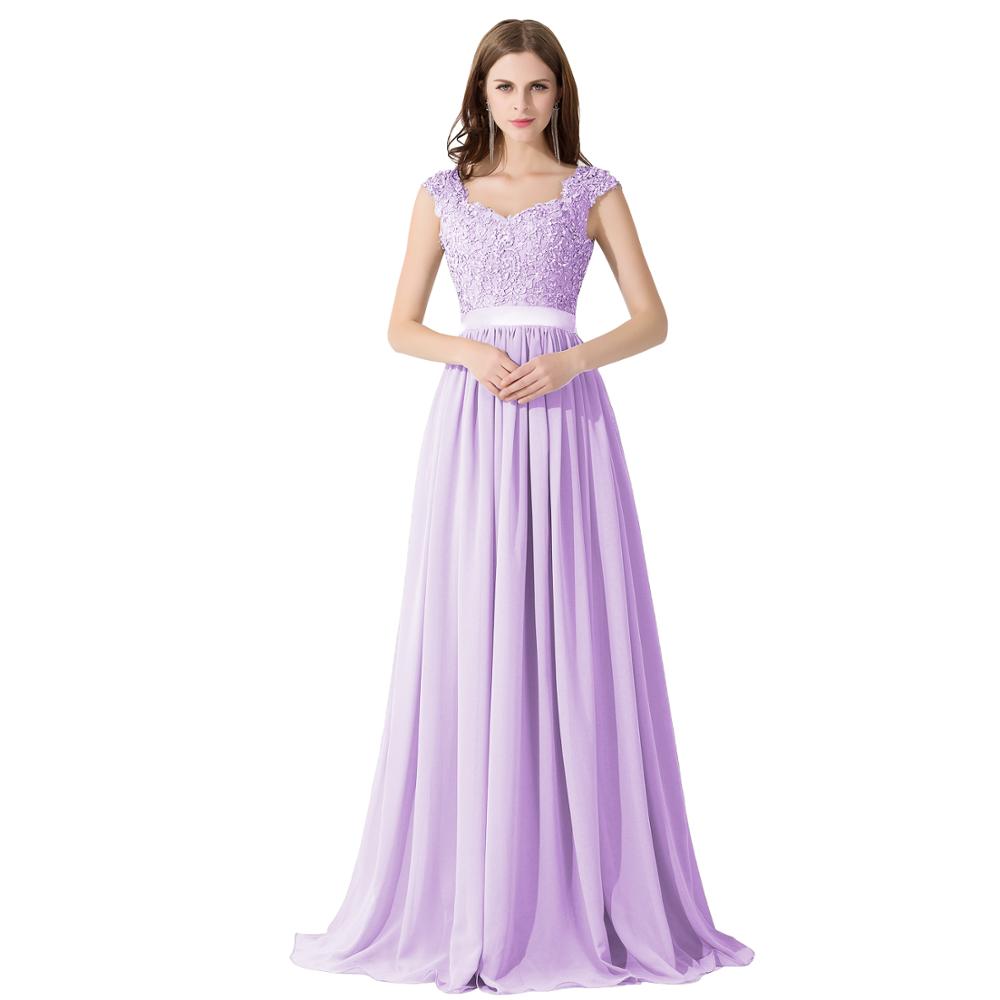Babyonlinedress US Stock Multi Colors Lace Chiffon Long Bridesmaid Dresses 2020 Party Dresses For Wedding Robe Demoiselle D'honneur CPS233