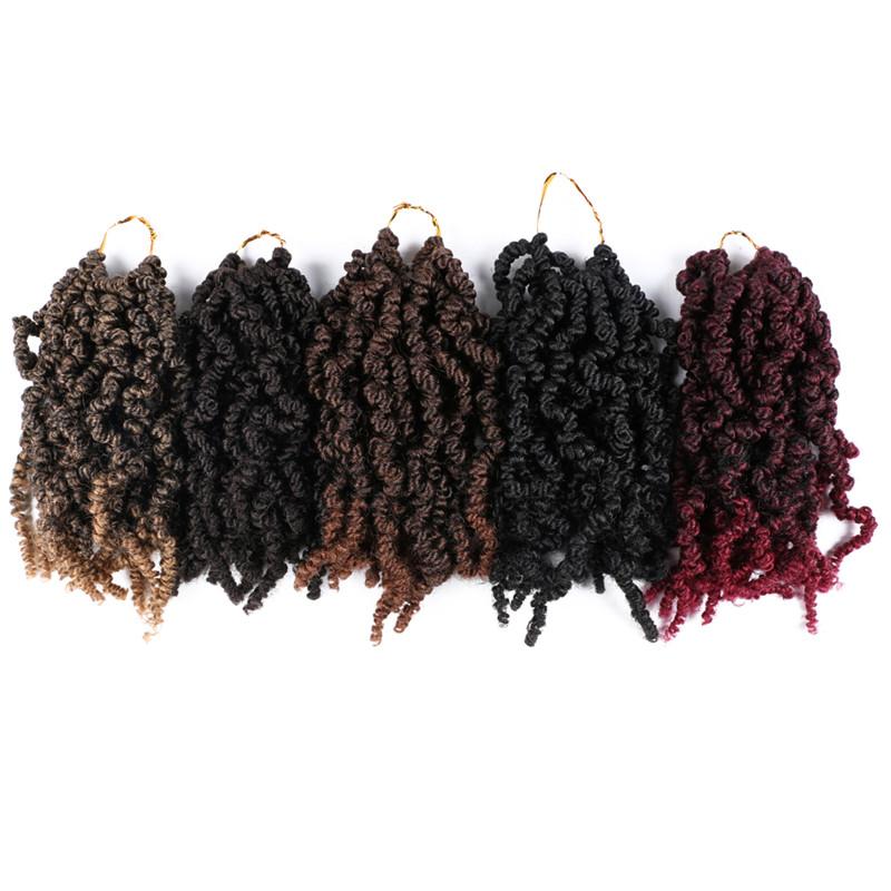 Pre-twisted Spring Twist Hair 10 inch Passion Twists Crochet Braids 70g/pc Short Curly Bomb Twist Braiding Hair for Women, T30
Pre-twisted Spring Twist Hair 10 inch Passion Twists Crochet Braids 70g/pc Short Curly Bomb Twist Braiding Hair for Women, T30