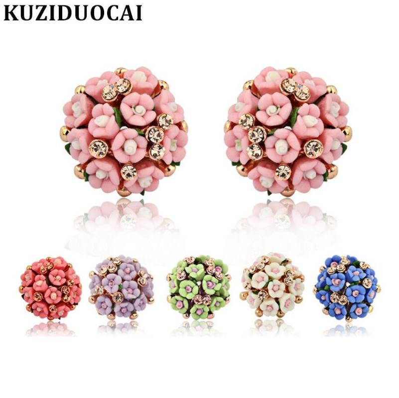 Kuziduocai New Fashion Fine Jewelry Vivid Lifelike Ceramics Delicate Rose Flowers Stud Earrings For Women Ladies Gift E-483
Kuziduocai New Fashion Fine Jewelry Vivid Lifelike Ceramics Delicate Rose Flowers Stud Earrings For Women Ladies Gift E-483