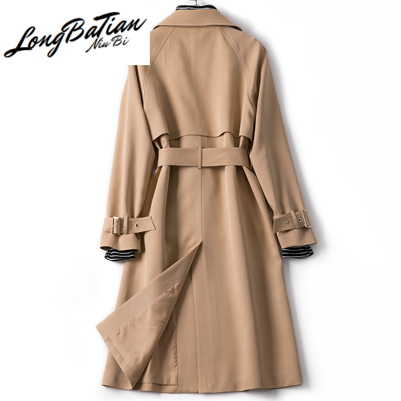 2020 Autumn Fashion England style Long Trench Coat For Women High Quality Belt Slim Khaki Windbreaker Business Outerwear Female
2020 Autumn Fashion England style Long Trench Coat For Women High Quality Belt Slim Khaki Windbreaker Business Outerwear Female