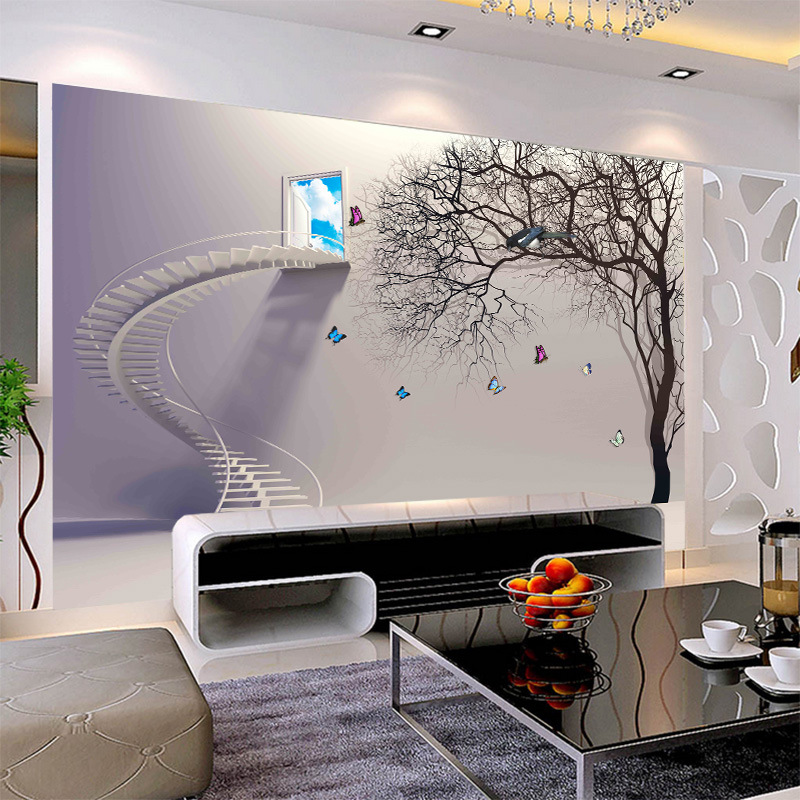 home improvement project wall sticker 3d seamlesssofaTV bedroom background 3D wall staircase abstract tree DIY, As pic
home improvement project wall sticker 3d seamlesssofaTV bedroom background 3D wall staircase abstract tree DIY, As pic