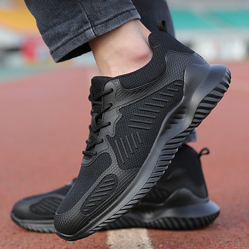 New Men Work Shoe Breathable Sneakers Light Non-Slip Steel Toe Boot Anti-Puncture Safety Boots Shoes 200916