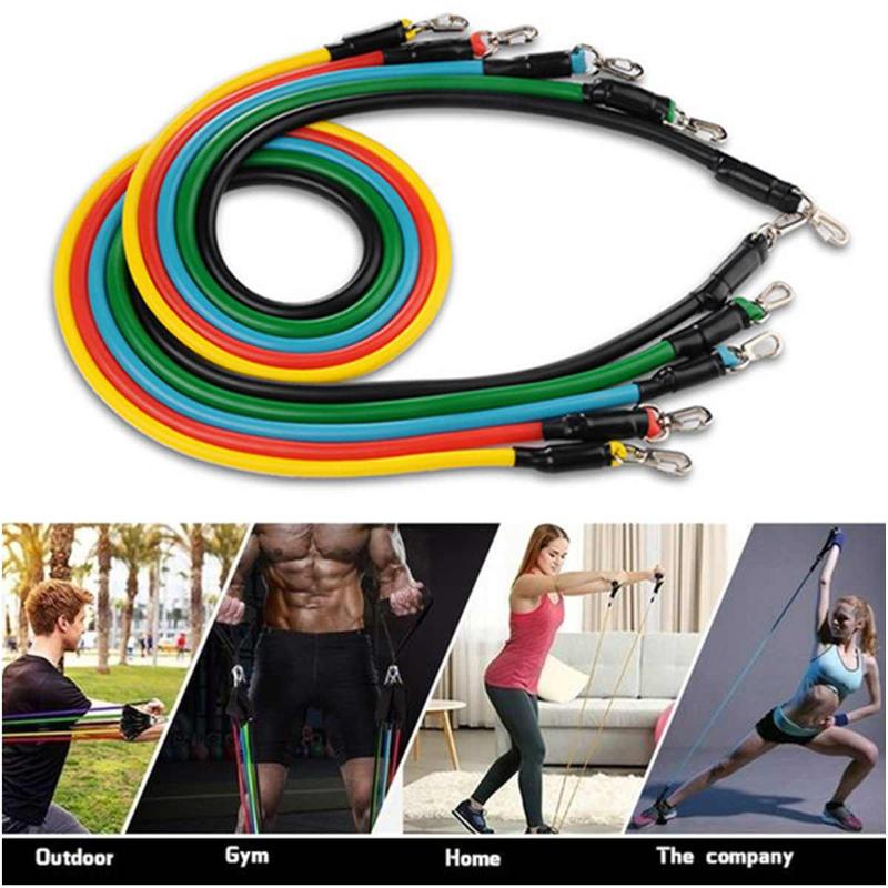 11 Pcs/Set Resistance Bands Set Home Indoor Yoga Gym Fitness Equipment Workout Elastic Pull Rope Rubber Band Training Exercise
11 Pcs/Set Resistance Bands Set Home Indoor Yoga Gym Fitness Equipment Workout Elastic Pull Rope Rubber Band Training Exercise