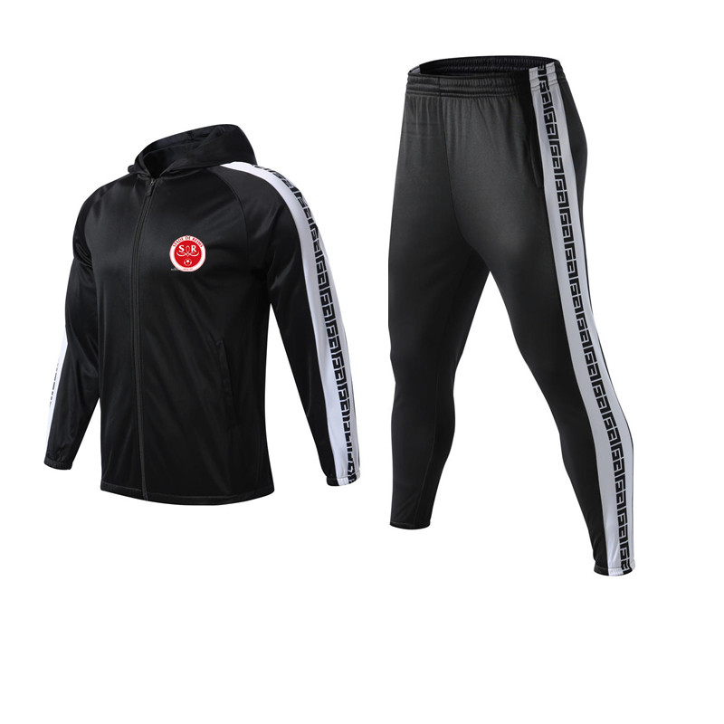 Stade de Reims football Club Men's Running Sportswear Tracksuits Hot Leisure Outdoor Sports Clothing Soccer Long Sleeve Sets for Unisex, Black
Stade de Reims football Club Men's Running Sportswear Tracksuits Hot Leisure Outdoor Sports Clothing Soccer Long Sleeve Sets for Unisex, Black