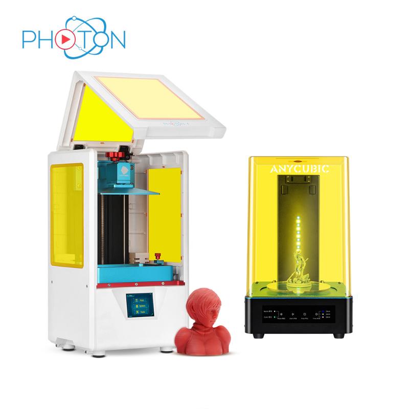 

Anycubic 3d Printer Kit Photon S and Wash And Cure Upgraded UV Module Dual Z Touch Screen Print 405nm UV Resin Impresora 3d