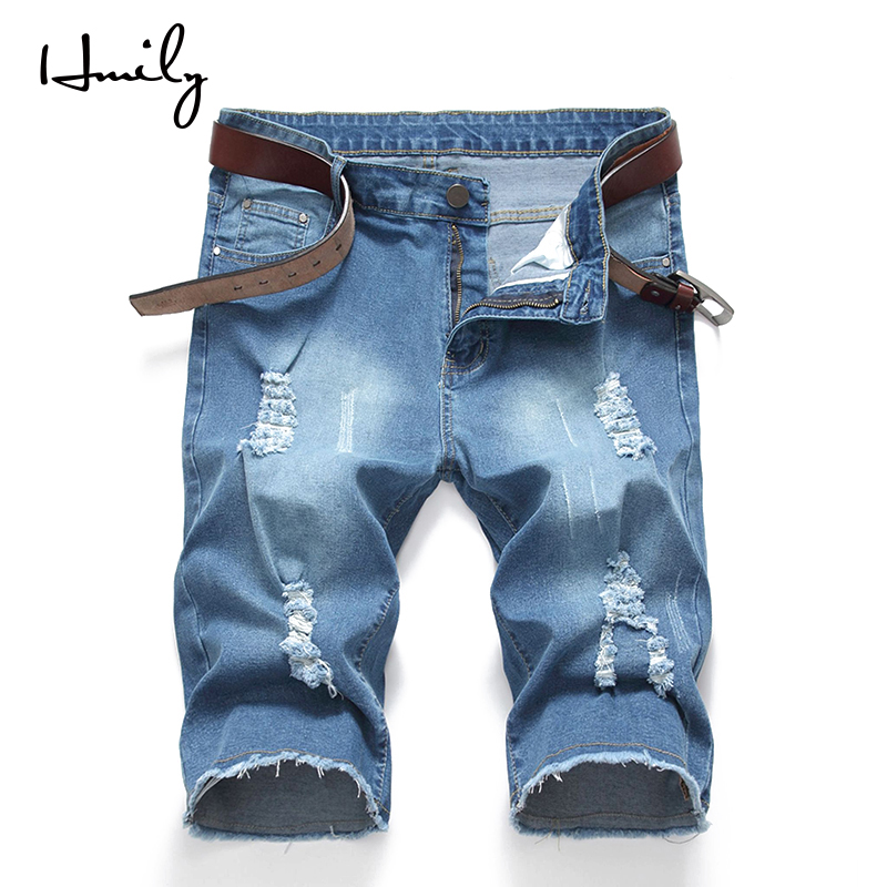 HMILY New Fashion Men Casual Ripped Short Jeans Brand Clothing Summer Cotton Shorts Breathable Knee Length Denim Shorts, Blue
HMILY New Fashion Men Casual Ripped Short Jeans Brand Clothing Summer Cotton Shorts Breathable Knee Length Denim Shorts, Blue