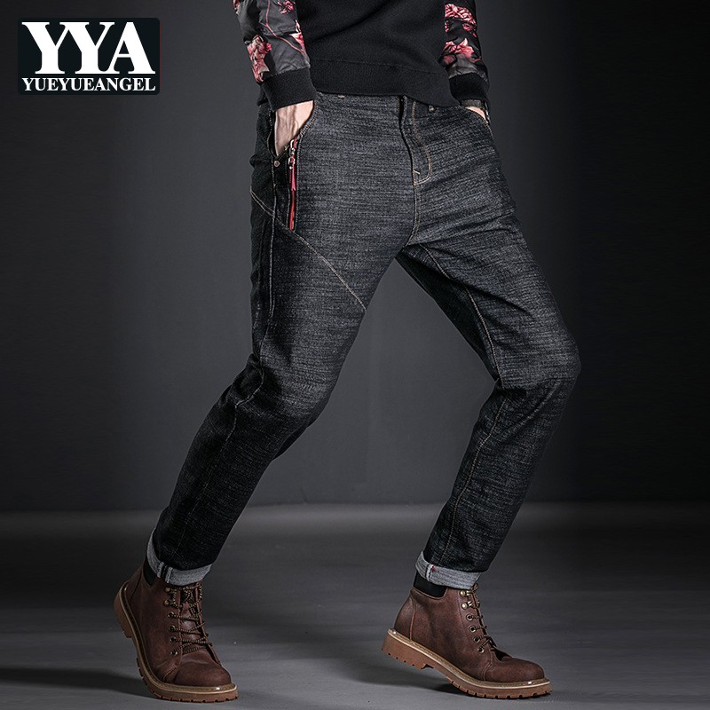 Men Full Length Black Jeans Casual Streetwear Loose Fit Hip Hop Cowboy Denim Pants Male Zip Spring New Trousers Large Size 28-38
Men Full Length Black Jeans Casual Streetwear Loose Fit Hip Hop Cowboy Denim Pants Male Zip Spring New Trousers Large Size 28-38