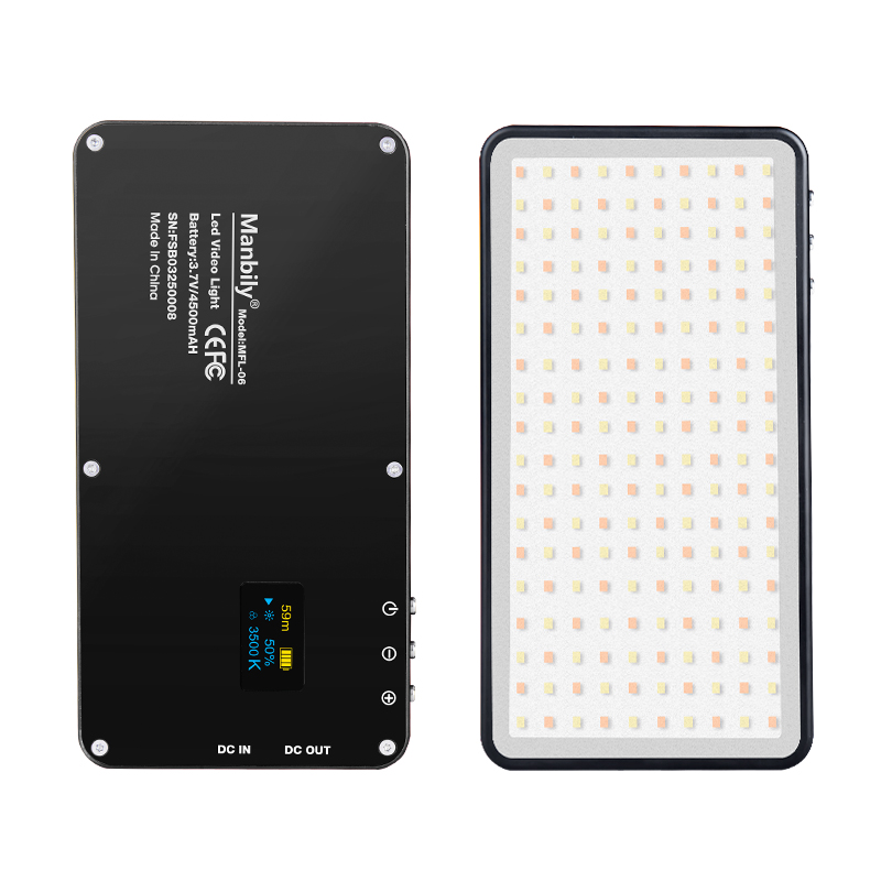 Manbily MFL-06 Vlog Photography Lighting 180 LEDs 4500mAh Dimmable LED Video Light Fill Lighting for tiktok vlog youtube
Manbily MFL-06 Vlog Photography Lighting 180 LEDs 4500mAh Dimmable LED Video Light Fill Lighting for tiktok vlog youtube