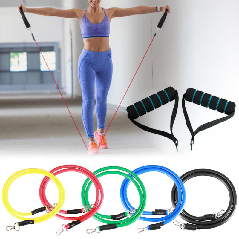 11pcs Fitness Resistance Bands Set Workout Exercise Tube Bands with Door Anchor Ankle Straps Cushioned Handles Carry Bags
11pcs Fitness Resistance Bands Set Workout Exercise Tube Bands with Door Anchor Ankle Straps Cushioned Handles Carry Bags