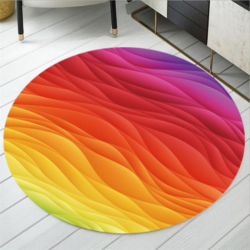 Bedroom Living Room Anti Slip Area Rugs Round Floor Mats Rainbow Print Polyester Carpet Play Mats for Kids Dropshipping Cartoon, Color-2
Bedroom Living Room Anti Slip Area Rugs Round Floor Mats Rainbow Print Polyester Carpet Play Mats for Kids Dropshipping Cartoon, Color-2