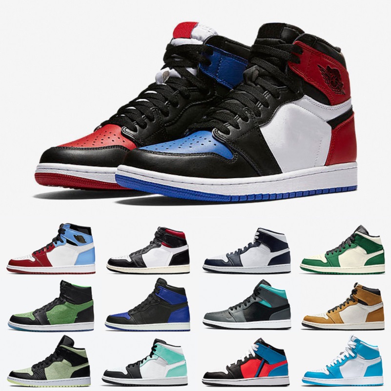 Top 3 Blue Chill 1 high OG Mens basketball shoes 1s Toe Fearless UNC Tokyo Shattered Backboard trainers Men women sports sneakers 36-46, Color#14
Top 3 Blue Chill 1 high OG Mens basketball shoes 1s Toe Fearless UNC Tokyo Shattered Backboard trainers Men women sports sneakers 36-46, Color#14