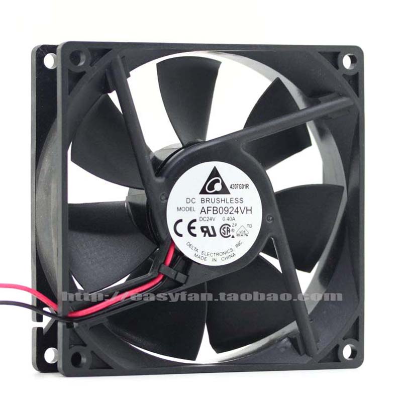 New original Delta 9025 9cm AFB0924VH 24V 0.4A frequency converter dual ball cooling fan 92×92×25mm cooler
New original Delta 9025 9cm AFB0924VH 24V 0.4A frequency converter dual ball cooling fan 92×92×25mm cooler
