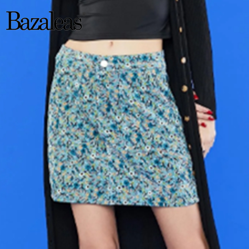Bazaleas Streetwear Blue Floral Print Women A-line Skirt saia womens harajuku Demin Mini Skirt High Waist Short, 216 floral a80
Bazaleas Streetwear Blue Floral Print Women A-line Skirt saia womens harajuku Demin Mini Skirt High Waist Short, 216 floral a80
