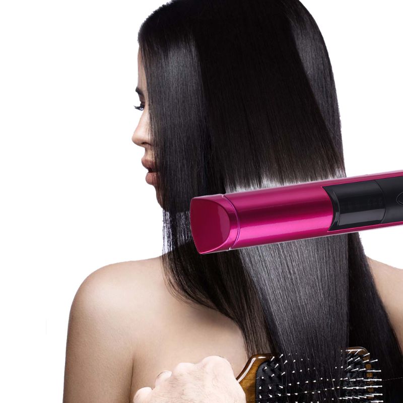 2 in 1 LED Wireless USB Rechargeable Hair Straightener Curler Curling Tool Hair Curler
2 in 1 LED Wireless USB Rechargeable Hair Straightener Curler Curling Tool Hair Curler