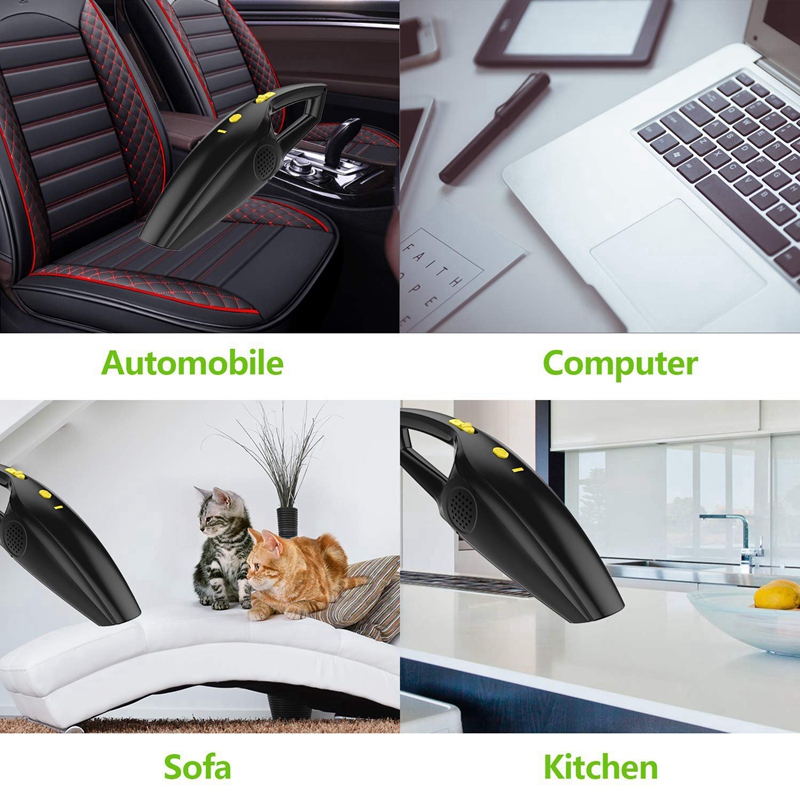 Cheriesh Vacuum Cleaners Rechargeable Cordless Handheld Vacuum, Powerful Car Hand Cleaner, 2200Mah Lithium Battery Portable For Cars, Home