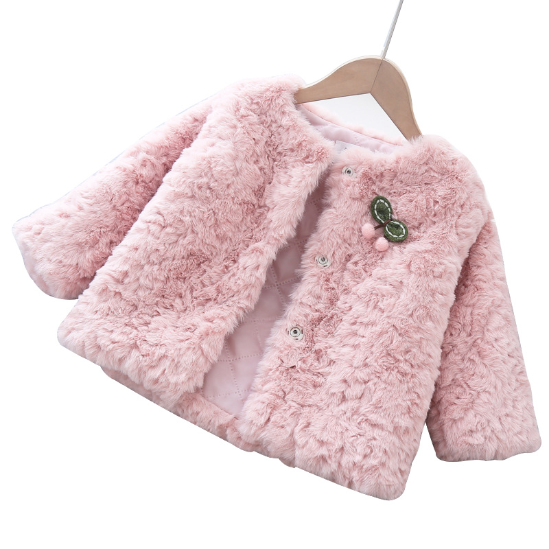 Baby girl clothes winter thick warm jacket fur fur clothes cardigan western style sweater jacket fashion girl, Pink
Baby girl clothes winter thick warm jacket fur fur clothes cardigan western style sweater jacket fashion girl, Pink