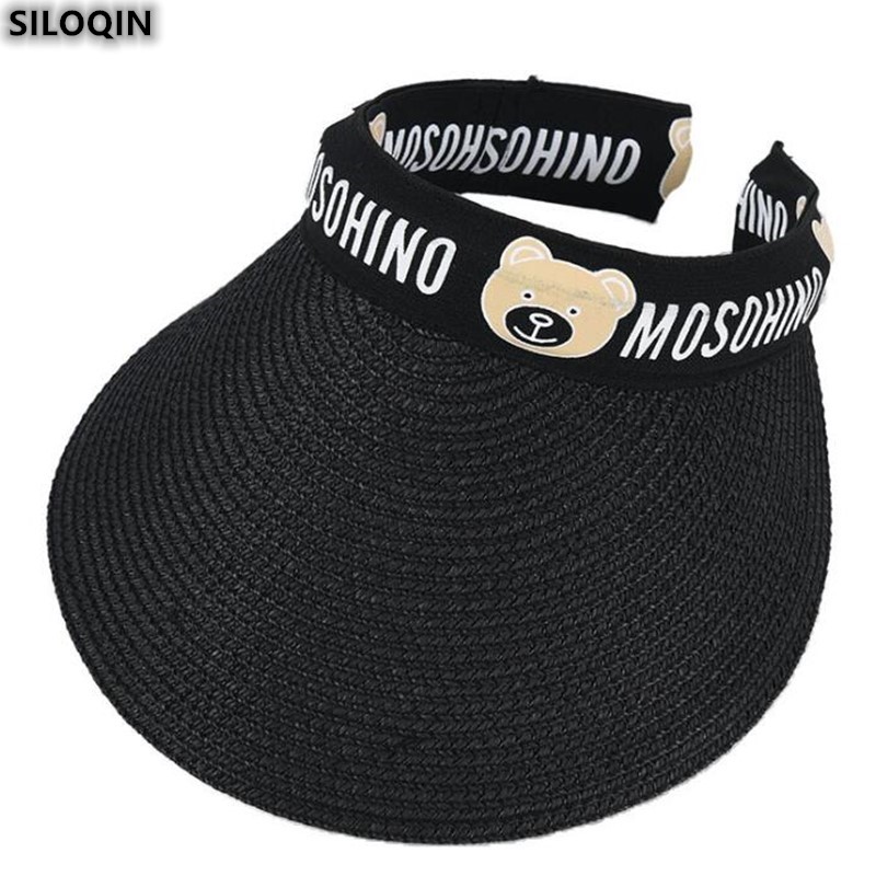 SILOQIN Trend Summer Fashion Sun Hats For Women's Cute Bear Empty-top Hat Travel Sports Brands Sunhat Parent-child Cap Casquette, White
SILOQIN Trend Summer Fashion Sun Hats For Women's Cute Bear Empty-top Hat Travel Sports Brands Sunhat Parent-child Cap Casquette, White