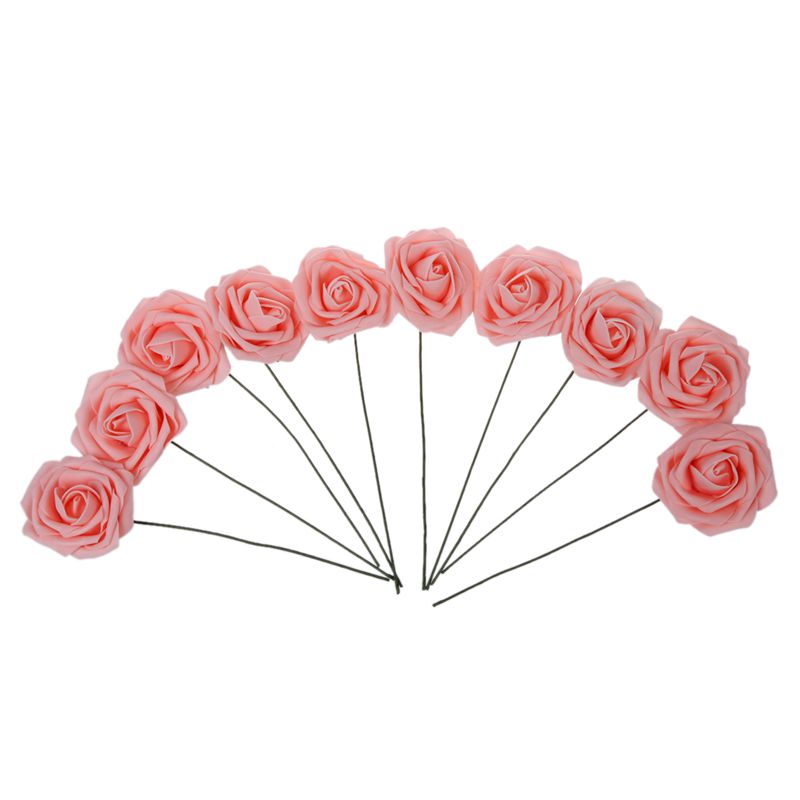 PE Artificial Foam Rose Bouquet Bridal Bouquets for Wedding Decor,Pack of 10 Pcs Pink
PE Artificial Foam Rose Bouquet Bridal Bouquets for Wedding Decor,Pack of 10 Pcs Pink