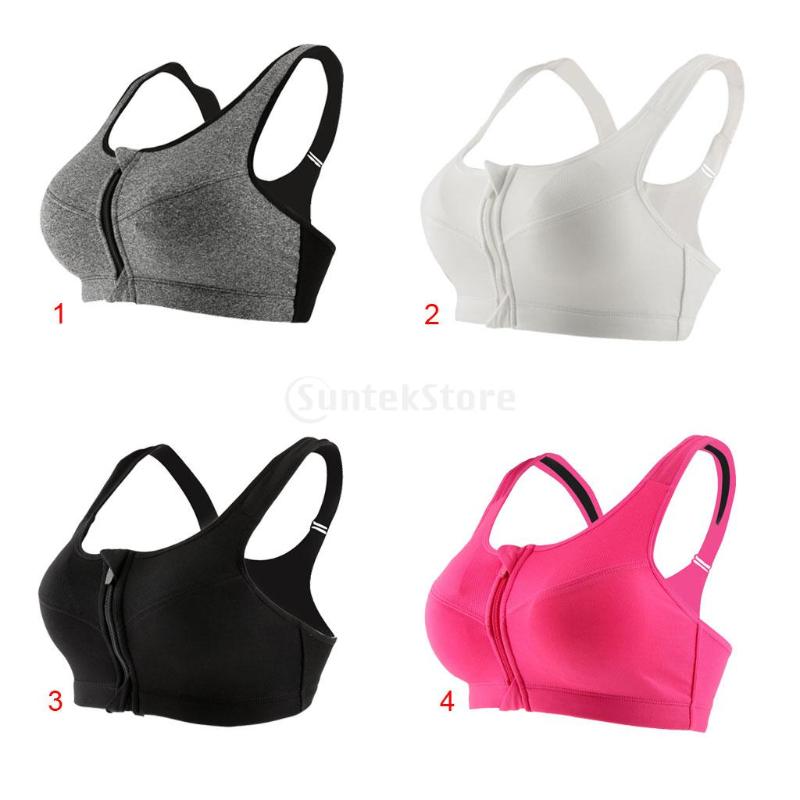 Women Girls Front Zipper No Rims Gym Running Jogging Sports Bra Compression Underwear Yoga Tops, Red
Women Girls Front Zipper No Rims Gym Running Jogging Sports Bra Compression Underwear Yoga Tops, Red