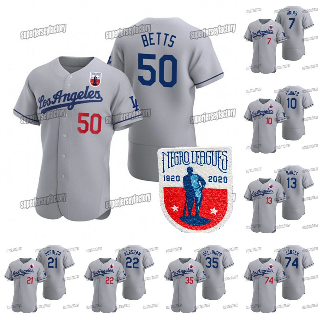 Mookie Betts Negro Leagues Jersey Cody Bellinger Kershaw Justin Turner Price Hernandez Pollock Muncy Pederson Buehler David Price, 3 chris taylor
Mookie Betts Negro Leagues Jersey Cody Bellinger Kershaw Justin Turner Price Hernandez Pollock Muncy Pederson Buehler David Price, 3 chris taylor