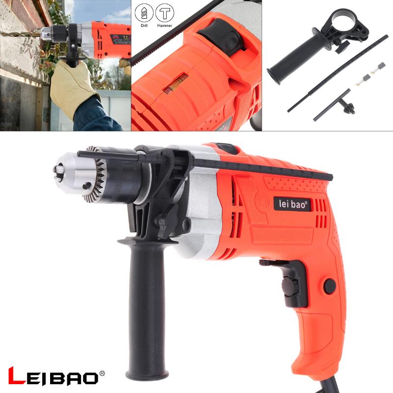 220V 750W High Power Handheld Electric Drill with Depth Ruler and 13mm Drill Chuck for Handling Screws / Punching
220V 750W High Power Handheld Electric Drill with Depth Ruler and 13mm Drill Chuck for Handling Screws / Punching