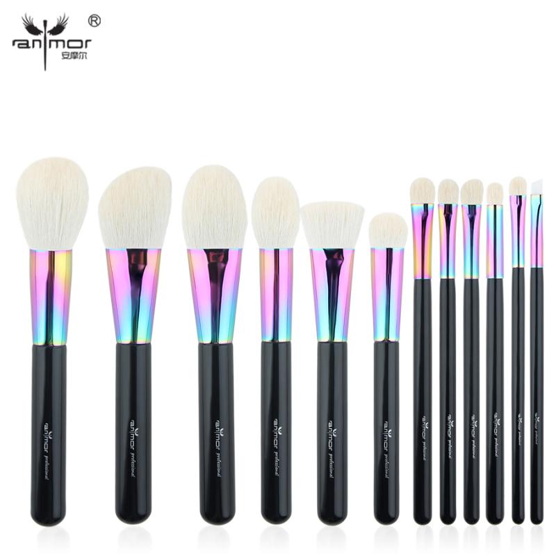 Makeup Brushes Set Anmor 12pcs Goat Hair Foundation Eyebrow Eyeshadow Make Up Brush High Quality Powder Blush Highlighting Brush
Makeup Brushes Set Anmor 12pcs Goat Hair Foundation Eyebrow Eyeshadow Make Up Brush High Quality Powder Blush Highlighting Brush