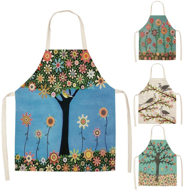 1 Pcs Flower Tree Printed Cotton Linen Sleeveless Aprons Home Cleaning Kitchen Cooking Baking Apron For Women Men WQ10
1 Pcs Flower Tree Printed Cotton Linen Sleeveless Aprons Home Cleaning Kitchen Cooking Baking Apron For Women Men WQ10