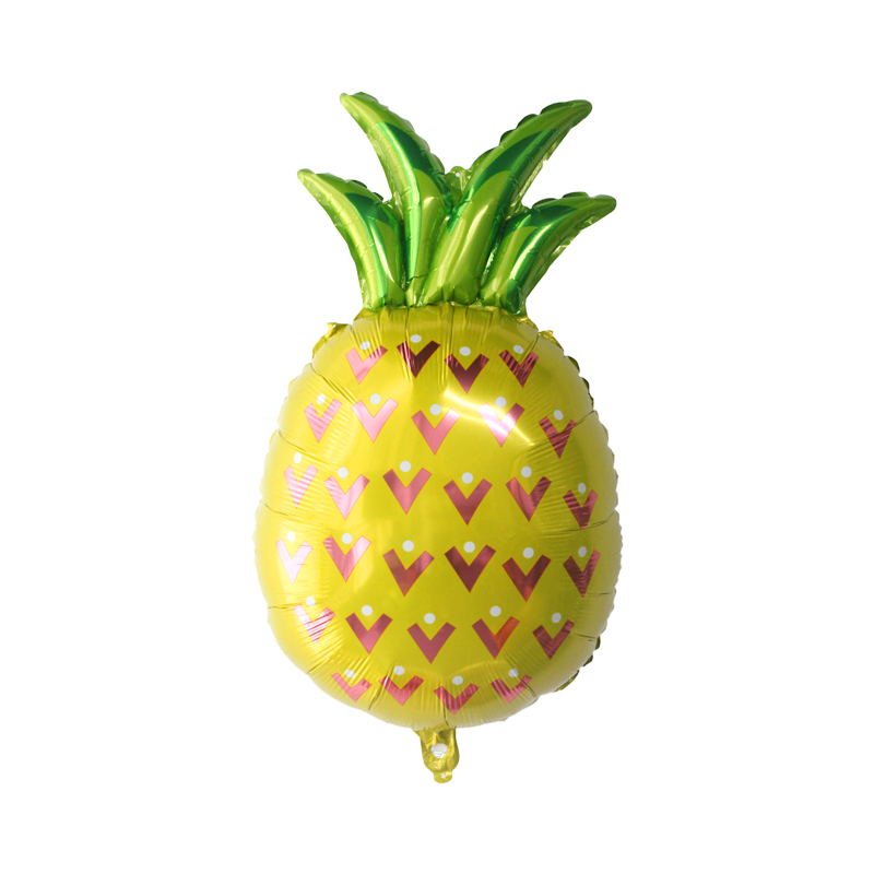 Tropical Flamingo Party Decor ALOHA Gold Foil Letters Balloons Hawaii Luau Kids Birthday Balloon Decor Pineapple Flamingo Baloon