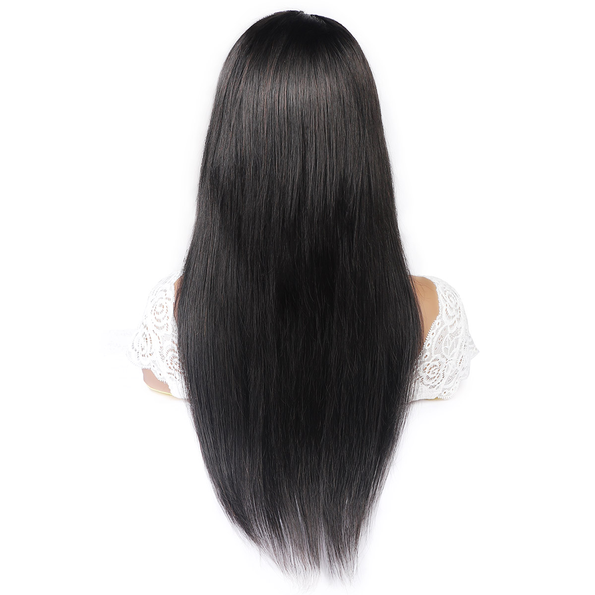 Ishow 28 30inch Brazilian Water Loose Deep Straight Long Human Hair Wigs Middle Part Peruvian Curly None Lace Wigs Indian Hair Body