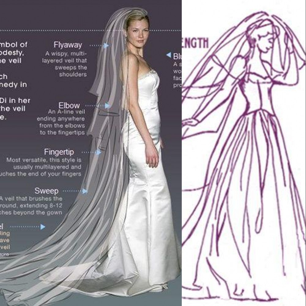 2023 Wedding Accessories Soft Tulle Pearls One Layer Cut Edge Long Short Cathedral Wedding Veil Bridal Veil with Comb