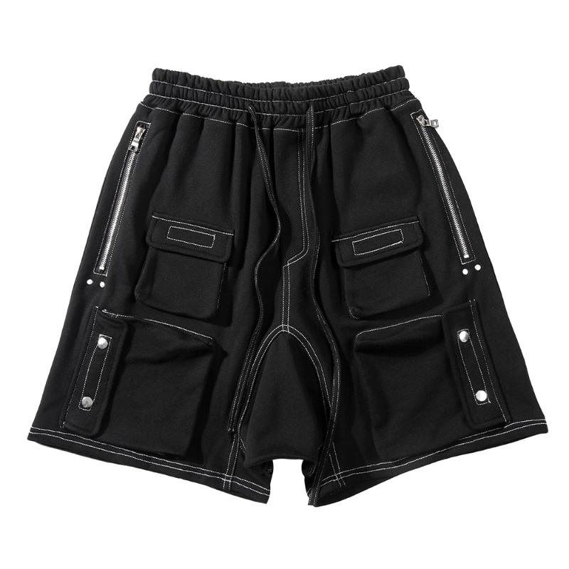 Multi-pockets Washed Retro Casual Shorts Harajuku Drawstring Streetwear Cargo Shorts Oversize Solid Hip Hip Summer Men, Black
Multi-pockets Washed Retro Casual Shorts Harajuku Drawstring Streetwear Cargo Shorts Oversize Solid Hip Hip Summer Men, Black