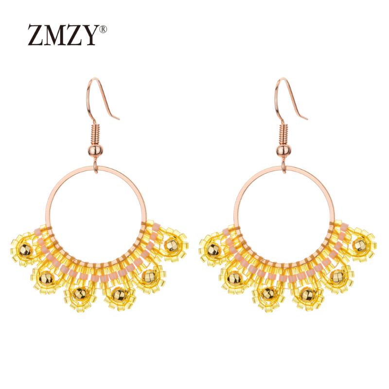 ZMZY Bohemian Drop Earrings For Women Colorful Rainbow Miyuki Beads Handmade Ethnic Earrings Summer Jewelry
ZMZY Bohemian Drop Earrings For Women Colorful Rainbow Miyuki Beads Handmade Ethnic Earrings Summer Jewelry