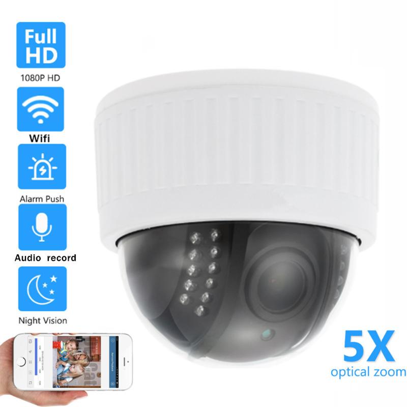 1080P Wifi IP Camera Remote Control Pan Tilt Zoom 5MP 5X Zoom Real Time Video/Audio Recording Security Surveillance Video Camera
1080P Wifi IP Camera Remote Control Pan Tilt Zoom 5MP 5X Zoom Real Time Video/Audio Recording Security Surveillance Video Camera