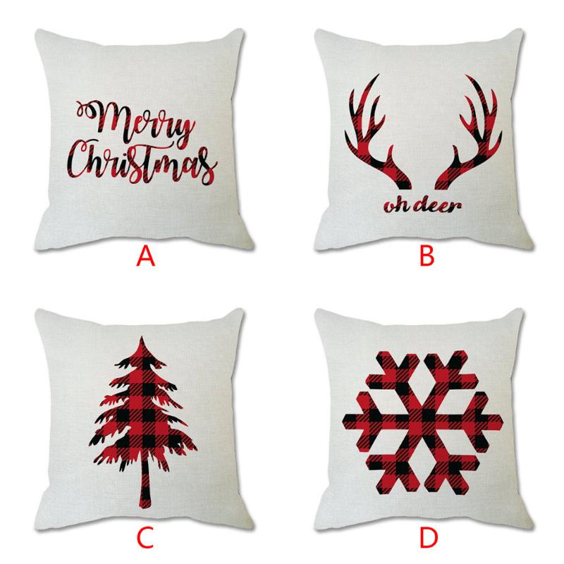 1PC Xmas Red Plaid Printed Soft Sofa Ornament Pillow Cotton Linen Throw Pillow Case Cushion Cover Home Living room Decoration
1PC Xmas Red Plaid Printed Soft Sofa Ornament Pillow Cotton Linen Throw Pillow Case Cushion Cover Home Living room Decoration