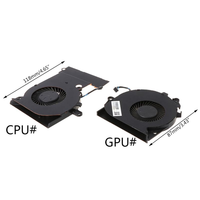 Black Metal Replaced Laptop GPU CPU Cooling Fan for OMEN 15-CE 17-AN Cooler Fan
Black Metal Replaced Laptop GPU CPU Cooling Fan for OMEN 15-CE 17-AN Cooler Fan