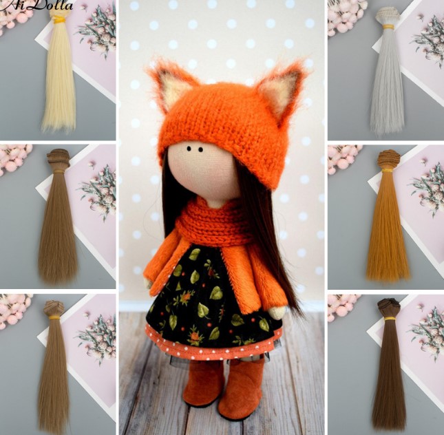 50pcs 15*100cm Doll Accessories Straight Synthetic Fiber Wig Hair For Doll Wigs High-temperature Wire
50pcs 15*100cm Doll Accessories Straight Synthetic Fiber Wig Hair For Doll Wigs High-temperature Wire