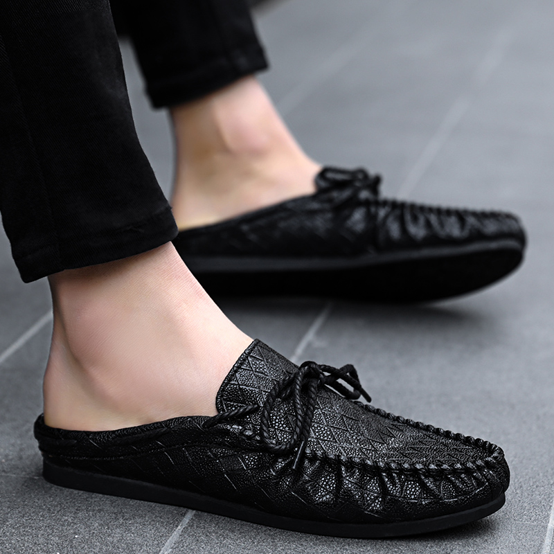 Sandals Summer Men Half Drag Beach Sneakers Lightweight Breathable Fashion Baotou Shoes Driver Slippers Flats Lazy Casual, White
Sandals Summer Men Half Drag Beach Sneakers Lightweight Breathable Fashion Baotou Shoes Driver Slippers Flats Lazy Casual, White