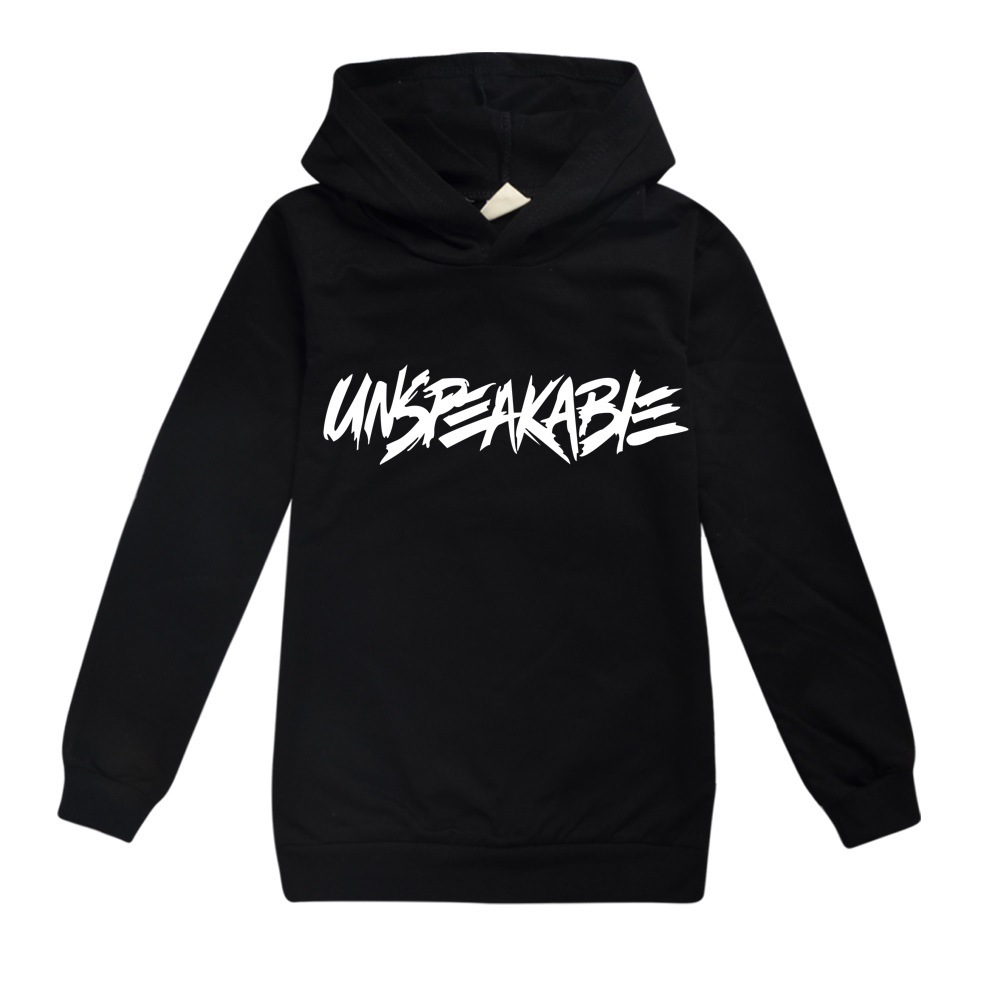 2-13Y UNSPEAKABLE Kids Hoodies T-shirts Children Cotton Hooded sweatshirt Cartoon Tops Boys Girls Casual Pullover Tees LJ200821, Black
2-13Y UNSPEAKABLE Kids Hoodies T-shirts Children Cotton Hooded sweatshirt Cartoon Tops Boys Girls Casual Pullover Tees LJ200821, Black