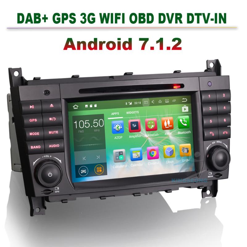 7" Android 7.1.2 Autoradio DVD CD Player GPS Car Radio for C-Class W203 CLC W203 CLK Class W209 Radio 3G OBD
7" Android 7.1.2 Autoradio DVD CD Player GPS Car Radio for C-Class W203 CLC W203 CLK Class W209 Radio 3G OBD