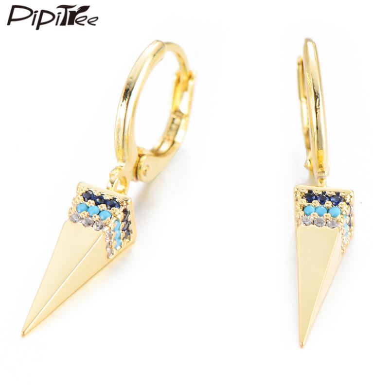 Pipitree Fashion Geometric Earrings Triangle Punk Style Copper Gold Color Hoop Earrings for Women Jewelry Pendientes de mujer
Pipitree Fashion Geometric Earrings Triangle Punk Style Copper Gold Color Hoop Earrings for Women Jewelry Pendientes de mujer