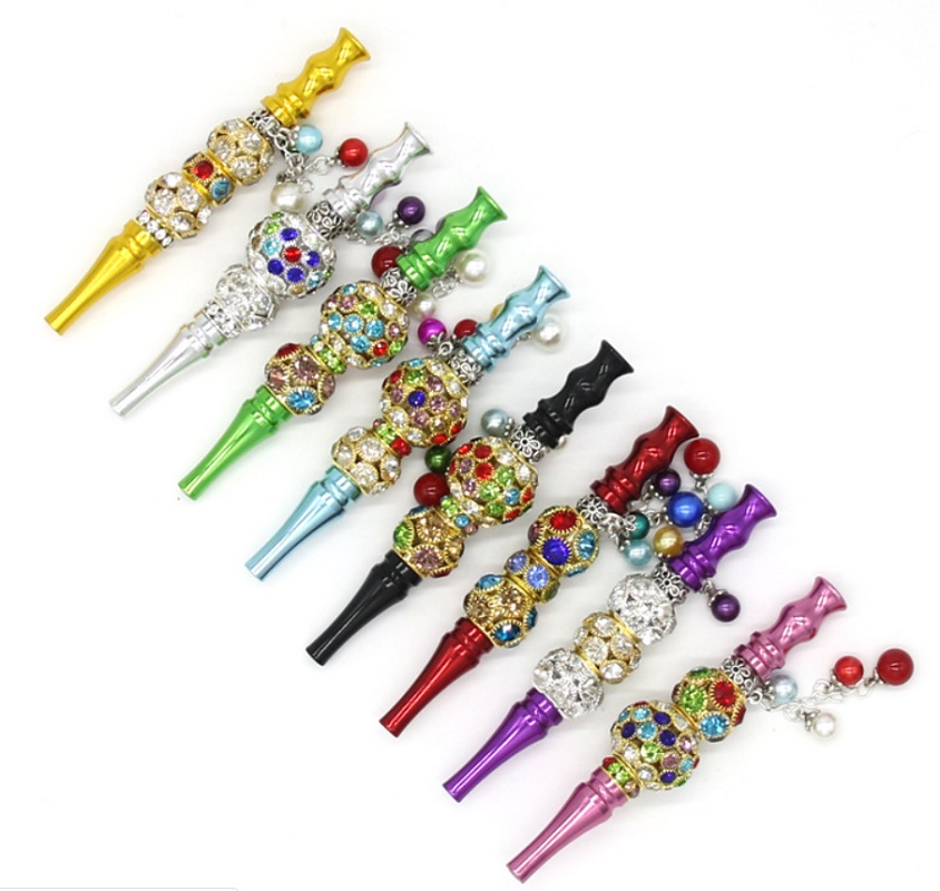 Elegant High Quality Metal Shisha Hookah Mouthpiece Tips Smoking Filter Blunt Holder with Inlaid Jewelry Diamond
Elegant High Quality Metal Shisha Hookah Mouthpiece Tips Smoking Filter Blunt Holder with Inlaid Jewelry Diamond