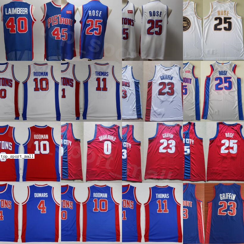 Basketball Bill Laimbeer Jerseys 40 Isiah Thomas 11 Dennis Rodman 10 Joe Dumars 4 Blake Griffin 23 Derrick Rose 25 Andre Drummond 0, 10 white
Basketball Bill Laimbeer Jerseys 40 Isiah Thomas 11 Dennis Rodman 10 Joe Dumars 4 Blake Griffin 23 Derrick Rose 25 Andre Drummond 0, 10 white