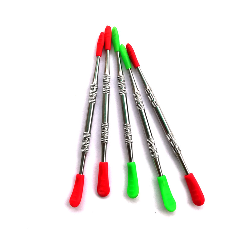 Metal Wax dabber tool with Silicone tips Cap 120mm vaporizer DAB tools High quality DHL Free
Metal Wax dabber tool with Silicone tips Cap 120mm vaporizer DAB tools High quality DHL Free