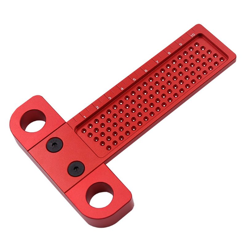 Woodworking Scribe 100mm T-type Ruler Hole Scribing Drawing Marking Gauge Aluminum Crossed-out Measuring Tool
Woodworking Scribe 100mm T-type Ruler Hole Scribing Drawing Marking Gauge Aluminum Crossed-out Measuring Tool