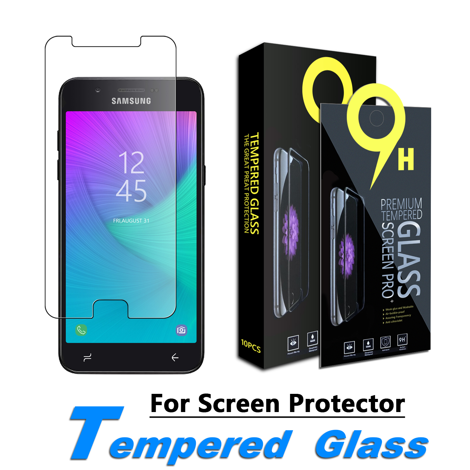 KAREEN Screen Protector for Samsung Galaxy J3 2018,J3 Achieve , J3 Star, J3 V,J3 Orbit Tempered Glass Film 0.33mm with Paper Box
KAREEN Screen Protector for Samsung Galaxy J3 2018,J3 Achieve , J3 Star, J3 V,J3 Orbit Tempered Glass Film 0.33mm with Paper Box